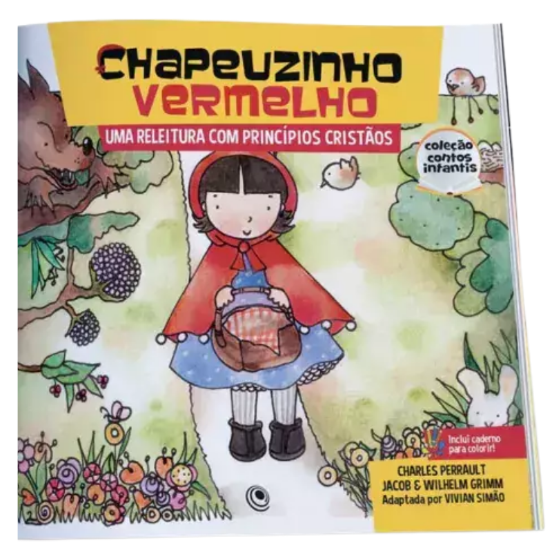 Livro Chapeuzinho Vermelho : Uma Releitura Com Princípios Cristãos