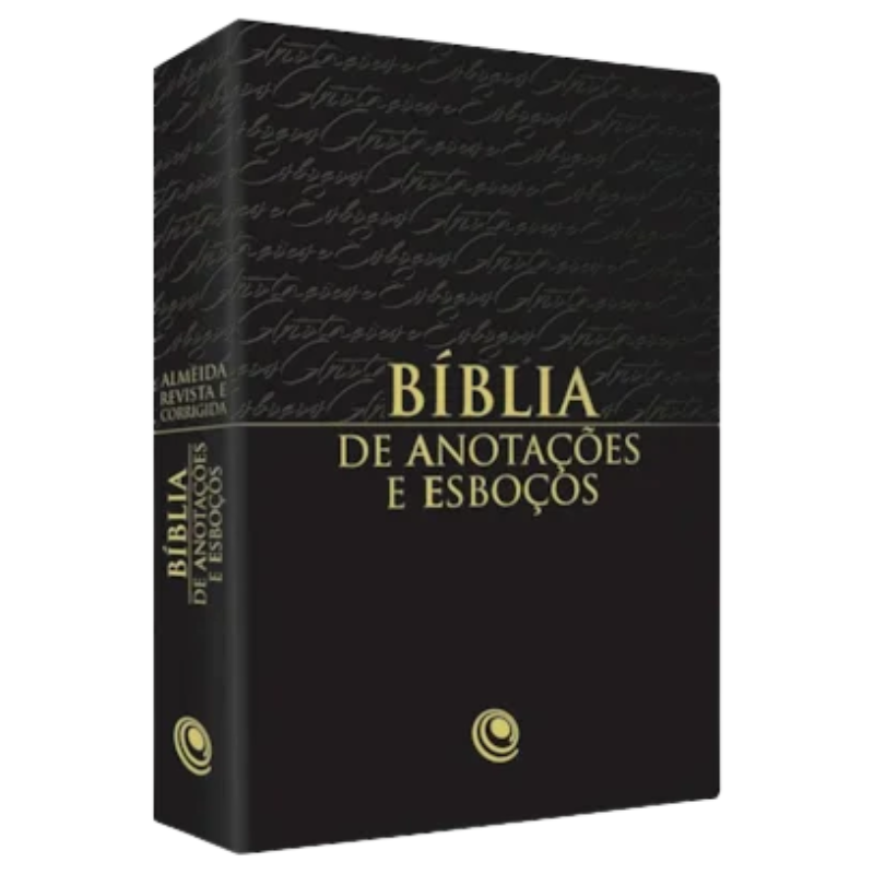 Bíblia Para Anotações e Esboços Preta