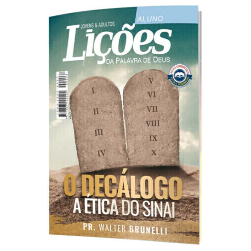 REVISTA Nº 62 LIÇÕES DA PALAVRA DE DEUS ALUNO - O DECALOGO