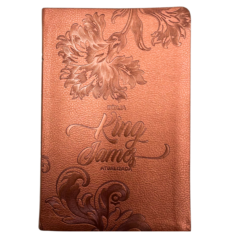 Bíblia King James Atualizada Slim - Cobre