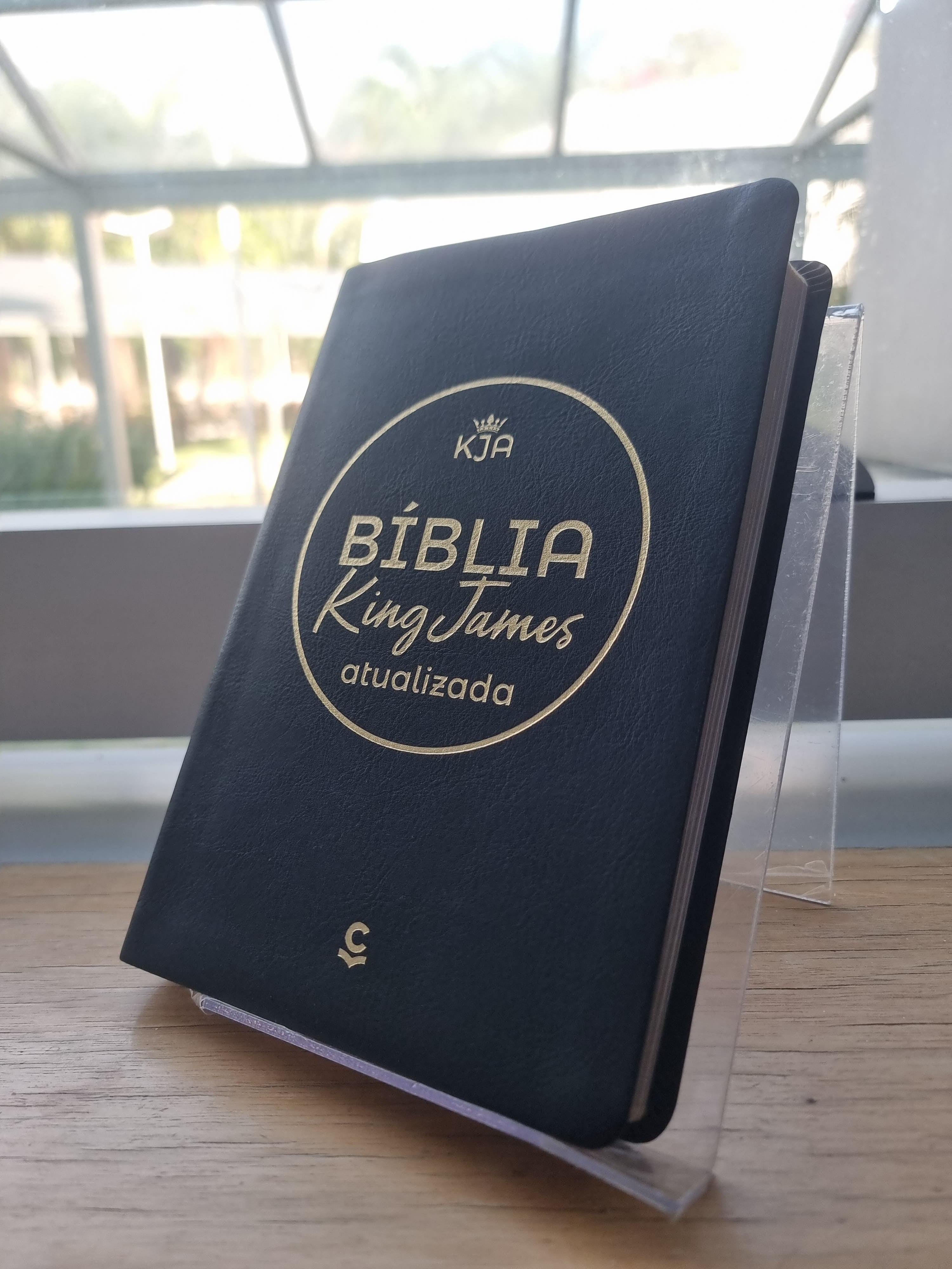 Bíblia King James Atualizada Slim - Preta