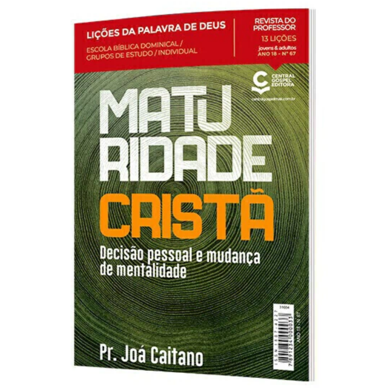 Revista Nº 67 Lições Da Palavra De Deus Professor - Maturidade Cristã
