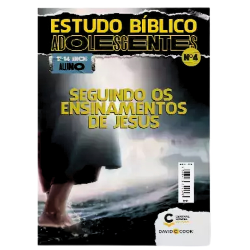 REVISTA ESTUDO BÍBLICO ADOLESCENTES 04 - SEGUINDO OS ENSINAMENTOS DE JESUS - 12 A 14 ANOS ALUNO