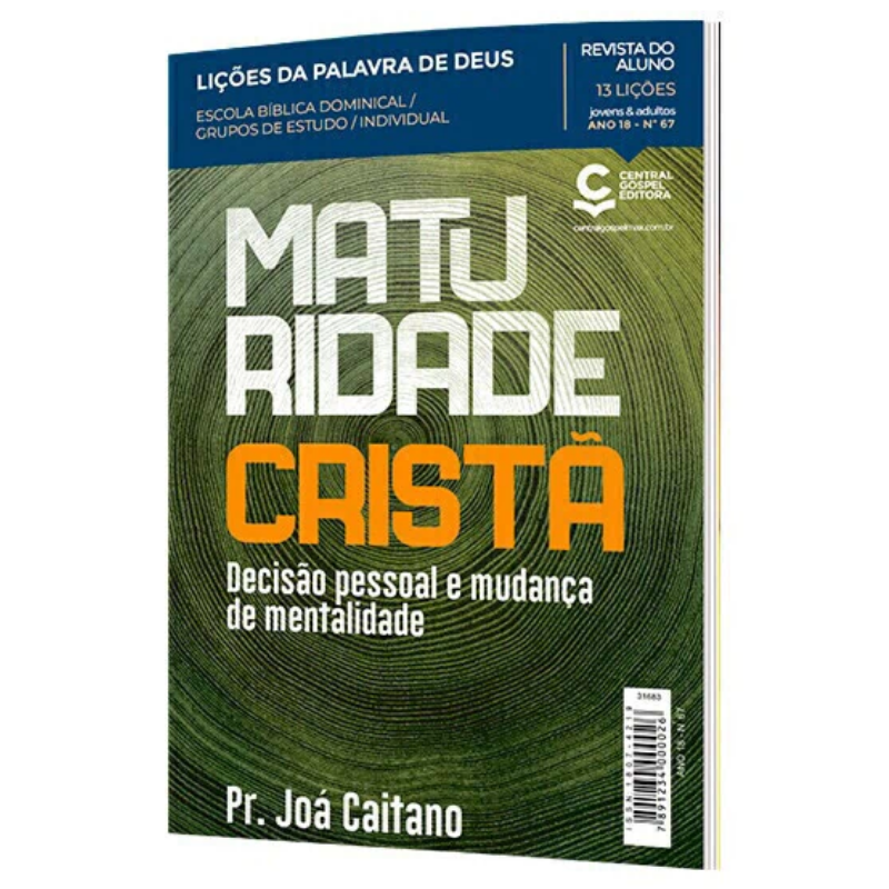 Revista Nº 67 Lições Da Palavra De Deus Aluno - Maturidade Cristã