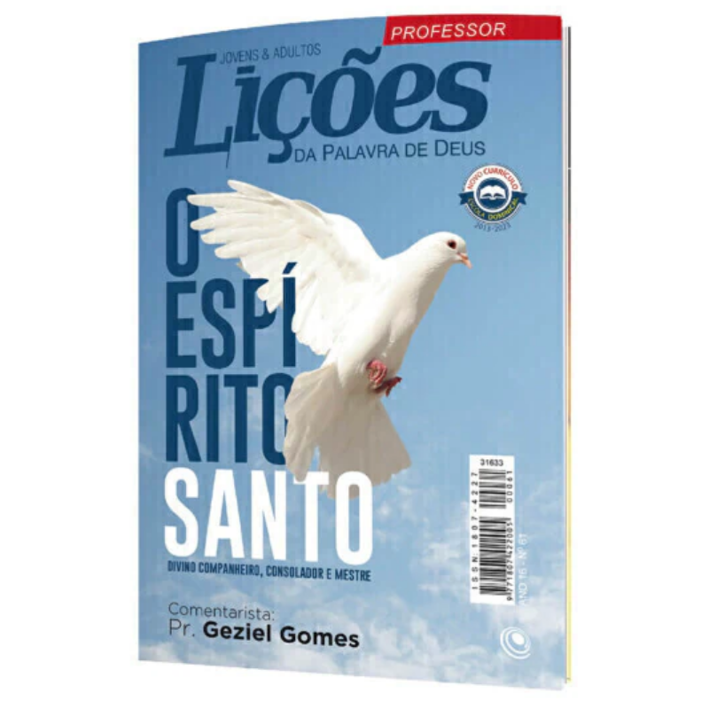 REVISTA EBD Nº 61 LIÇÕES - PROFESSOR - O ESPIRITO SANTO