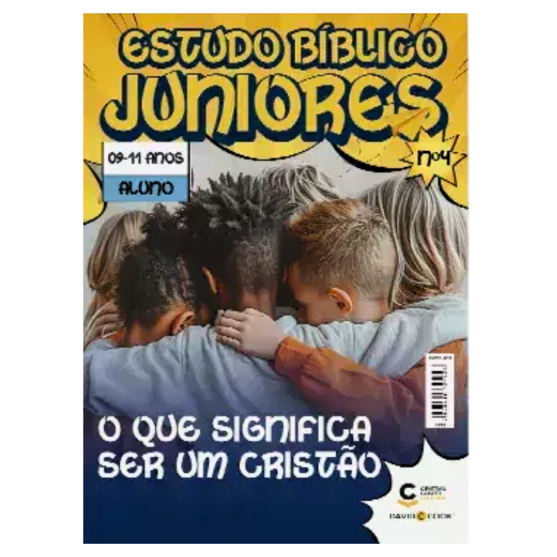 REVISTA ESTUDO BÍBLICO JUNIORES 04 - ALUNO - O QUE SIGNIFICA SER UM CRISTÃO - 09 A 11 ANOS