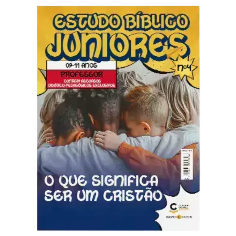 REVISTA ESTUDO BÍBLICO JUNIORES 04 - PROFESSOR - O QUE SIGNIFICA SER UM CRISTÃO - 09 A 11 ANOS
