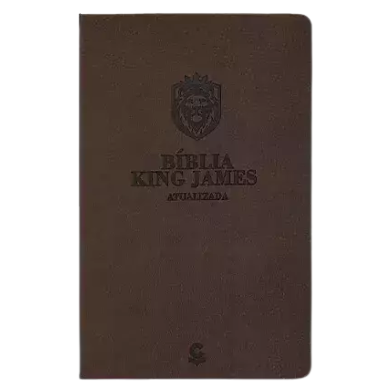 Bíblia King James Atualizada Slim - Marrom