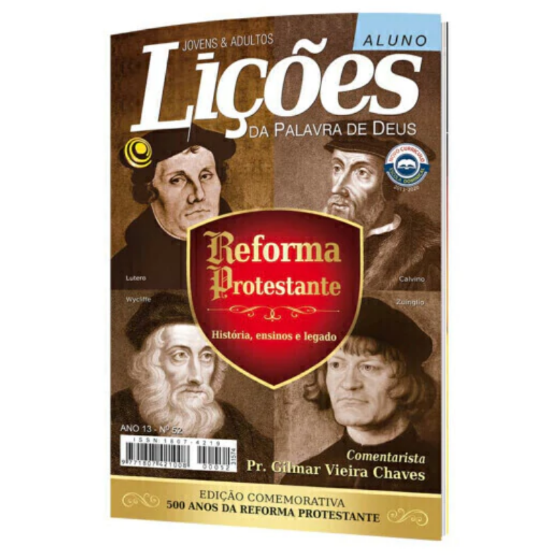 REV Nº 52 LIÇÕES DA PALAV DE DEUS ALUNO-REFORMA PROTESTANTE