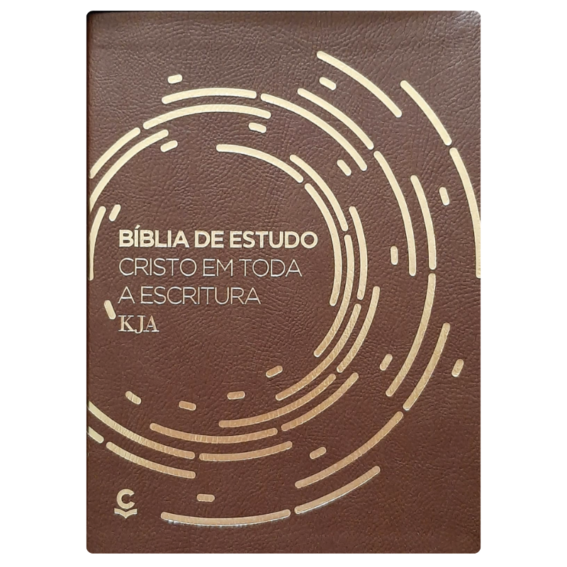 Bíblia de Estudo Cristo em Toda a Escritura - Marrom