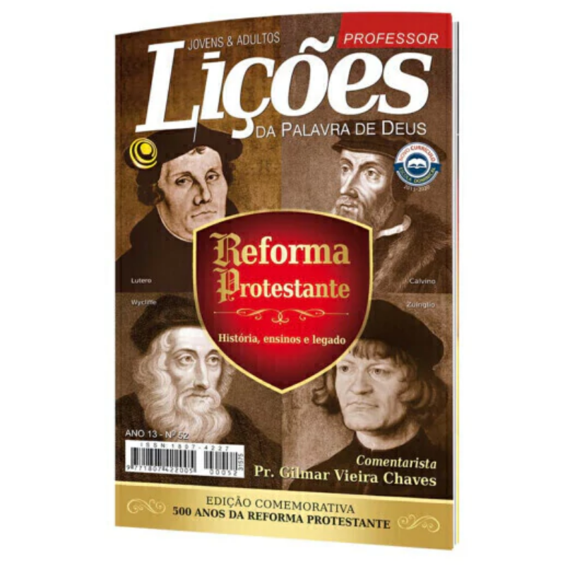 REVISTA EBD Nº 52 LIÇÕES-PROFESSOR - REFORMA PROTESTANTE