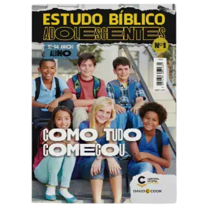 REVISTA ESTUDO BÍBLICO ADOLESCENTES 01 ALUNO 12 A 14 ANOS
