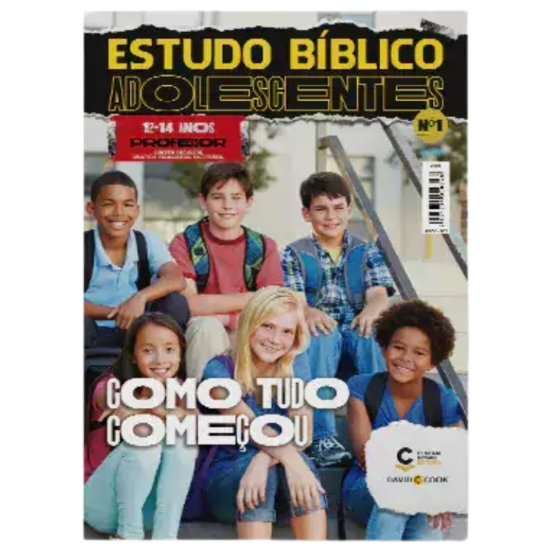 REVISTA ESTUDO BÍBLICO ADOLESCENTES 01 PROFESSOR 12 A 14 ANOS