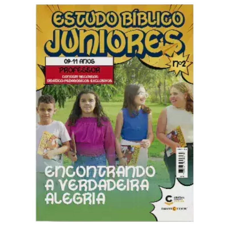 REVISTA ESTUDO BÍBLICO JUNIORES 02 - ENCONTRANDO A VERDADEIRA ALEGRIA - PROFESSOR