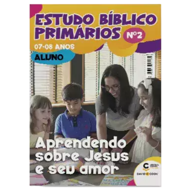 REVISTA ESTUDO BÍBLICO PRIMÁRIOS 02 - APRENDENDO SOBRE JESUS E SEU AMOR - ALUNO