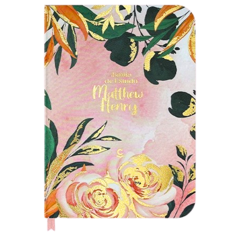 Bíblia De Estudo Matthew Henry - Floral (Nova Capa)