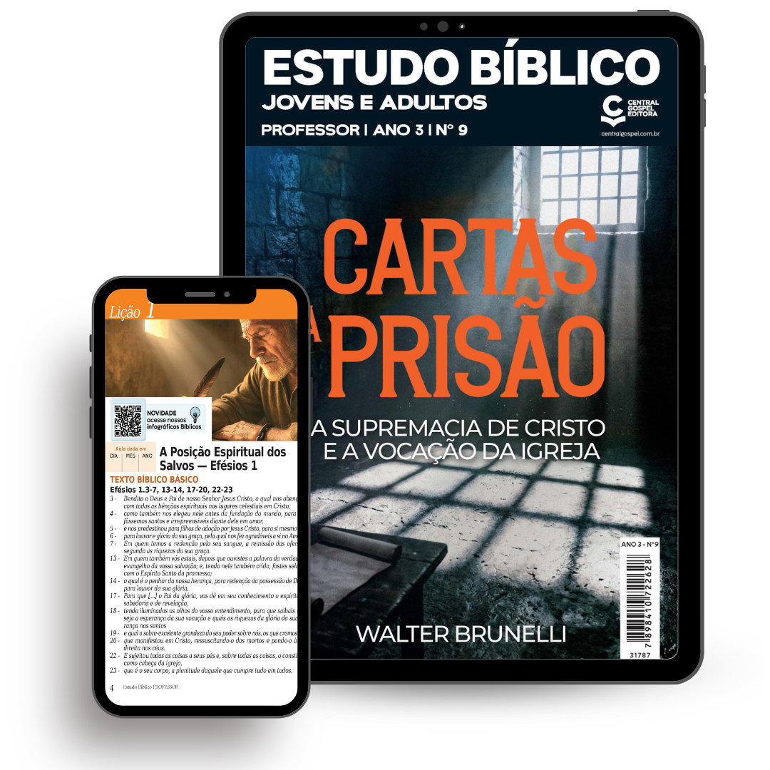 Revista Digital - EBD Jovens e Adultos Nº9 - Cartas das Prisão - PROFESSOR