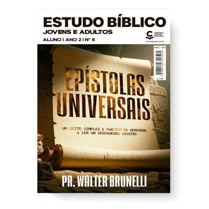 ESTUDO BIBLICO JOVENS E ADULTOS 06 - EPÍSTOLAS UNIVERSAIS ALUNO