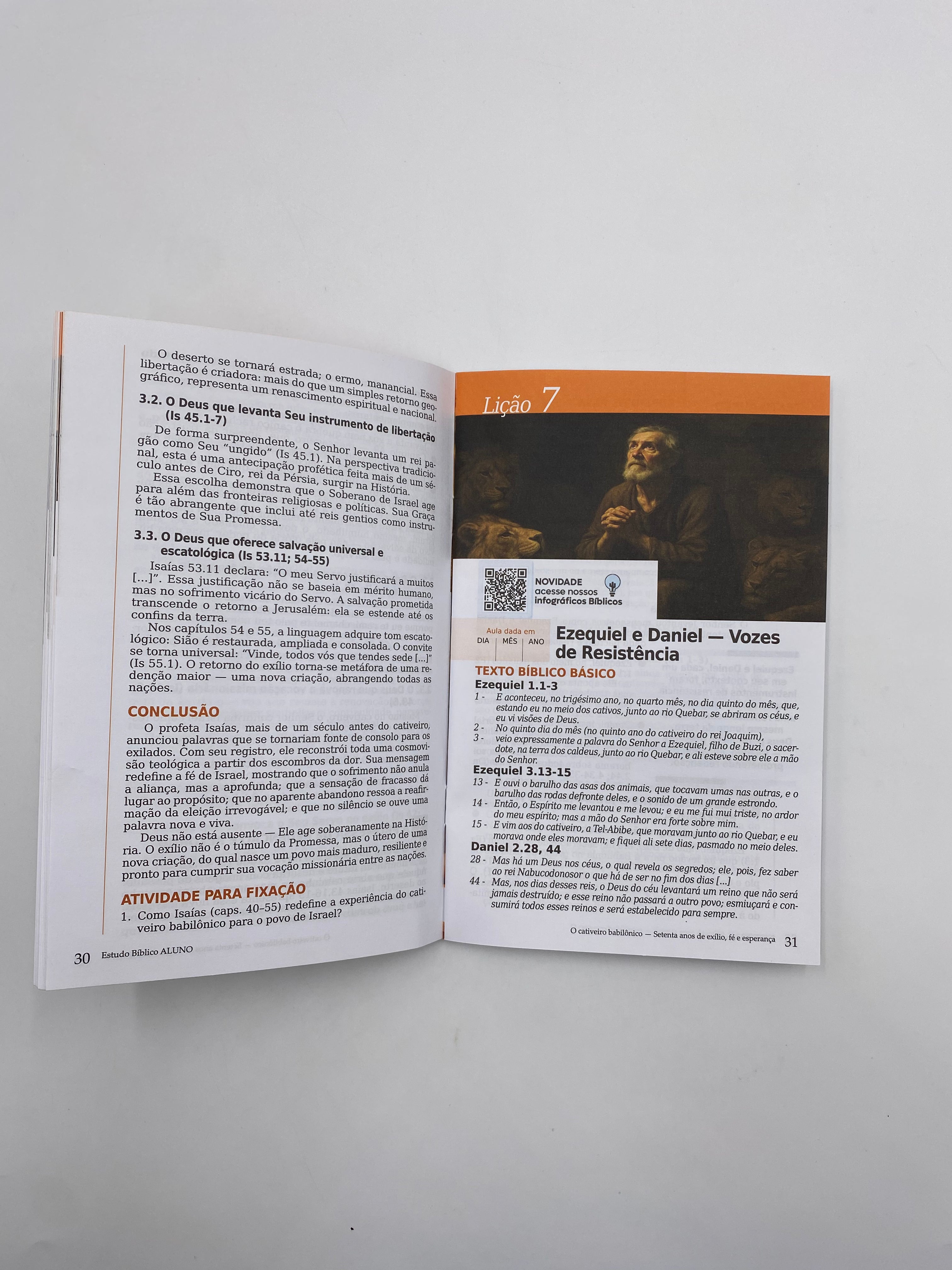 Revista EBD N08 Jovens e Adultos - O Cativeiro Babilônico PROFESSOR