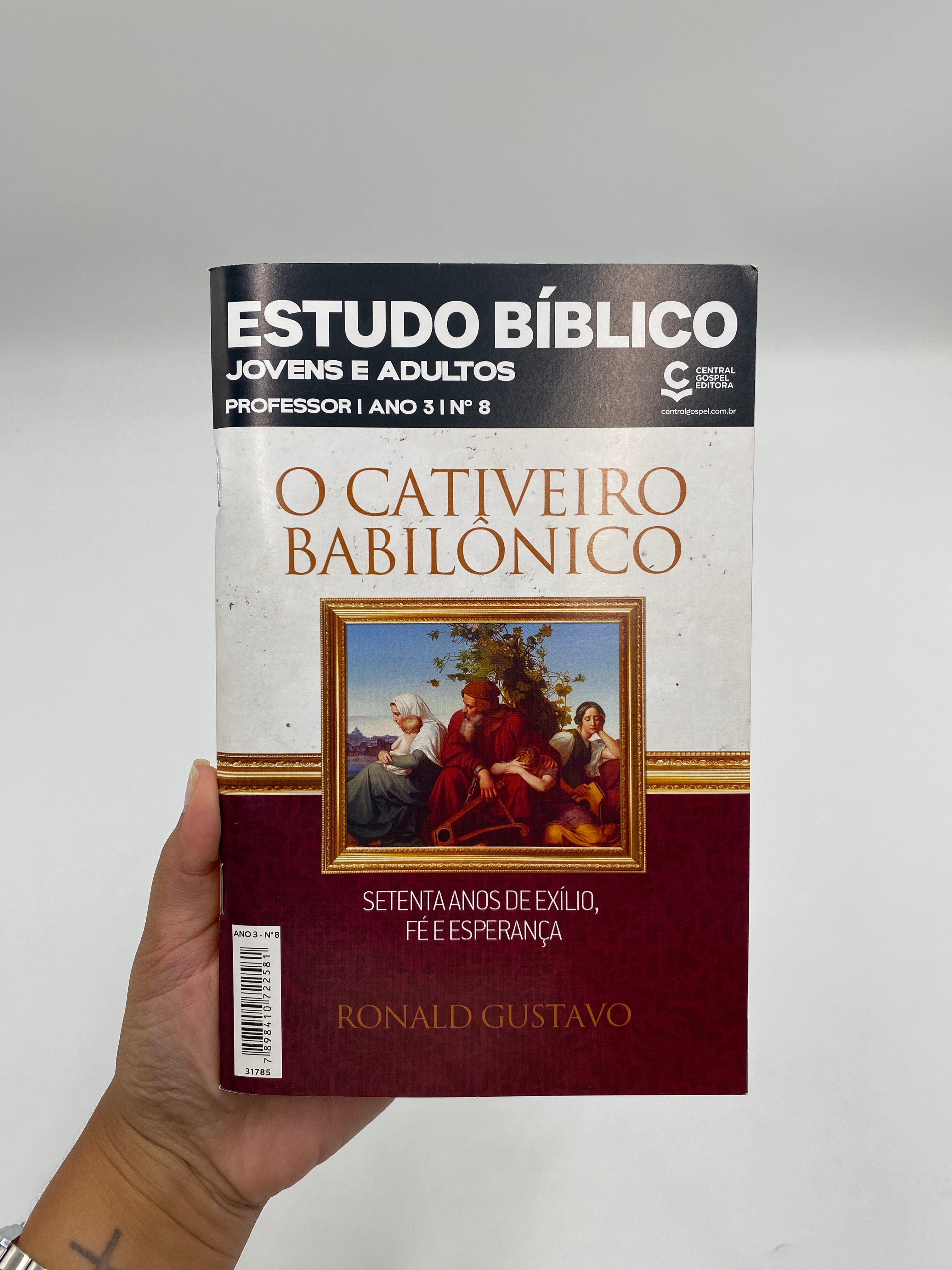 Revista EBD N08 Jovens e Adultos - O Cativeiro Babilônico PROFESSOR