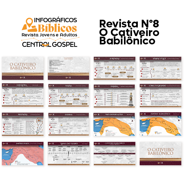 Infográfico Revista Estudo Bíblico Nº8 - O Cativeiro Babilônico