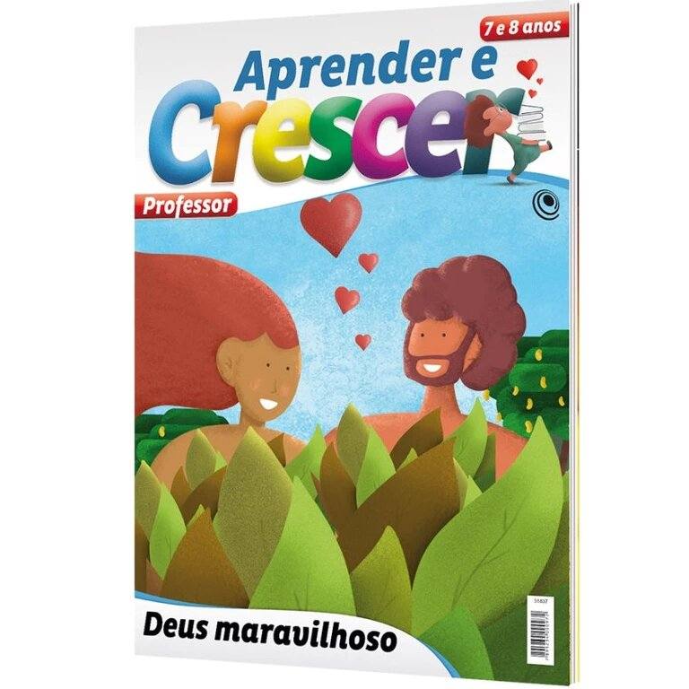 Revista EBD N01 Aprender e Crescer - Deus Maravilhoso  PROFESSOR