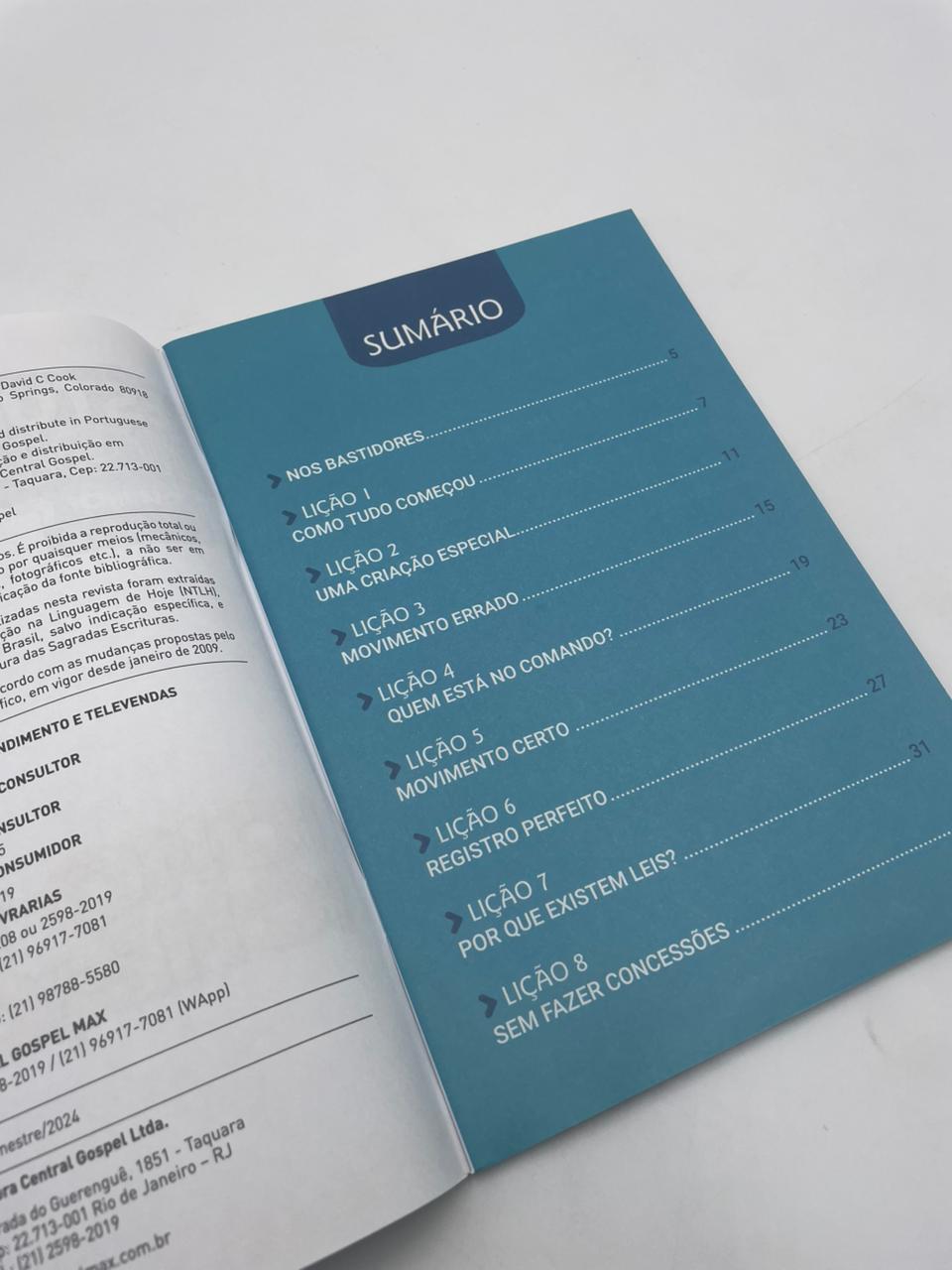 Revista EBD N01 (12-14 anos) - Como Começou Tudo - ALUNO