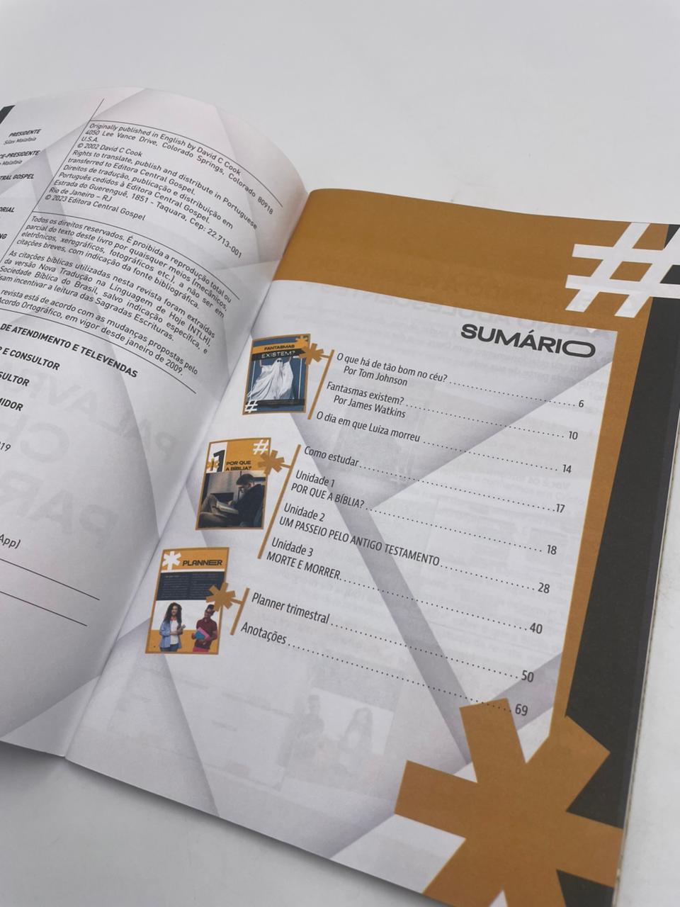 Revista EBD N01 - Adolescentes (15 a 17 anos) - Palavra de Deus Chave para a Vida - ALUNO