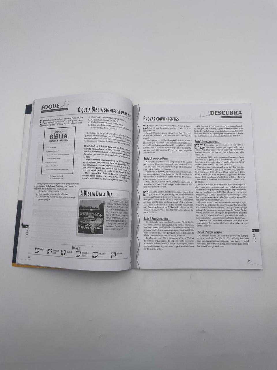 Revista EBD N01 - Adolescentes (15-17 anos) - Palavra de Deus Chave para a Vida - PROFESSOR