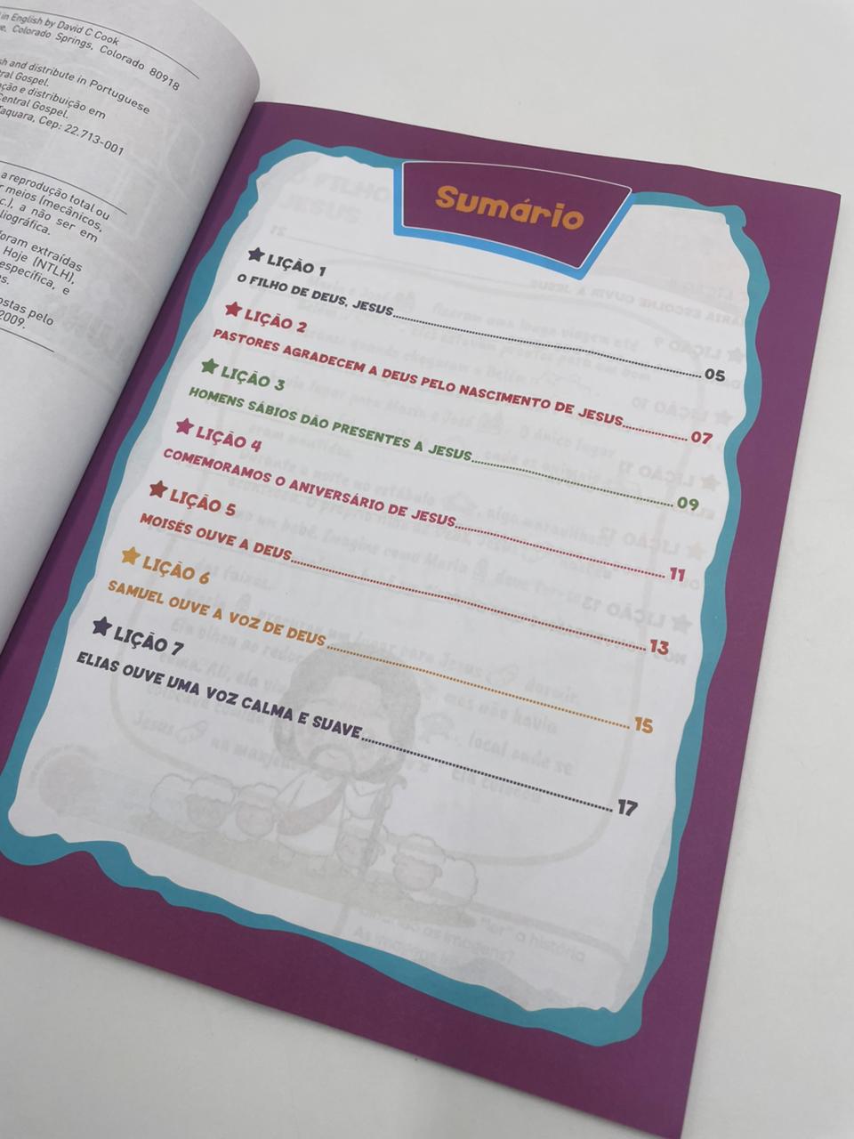 Revista EBD N02 - Jardim de Infancia (4 a 6 anos) - Aprendendo a Estar Perto de Deus  ALUNO