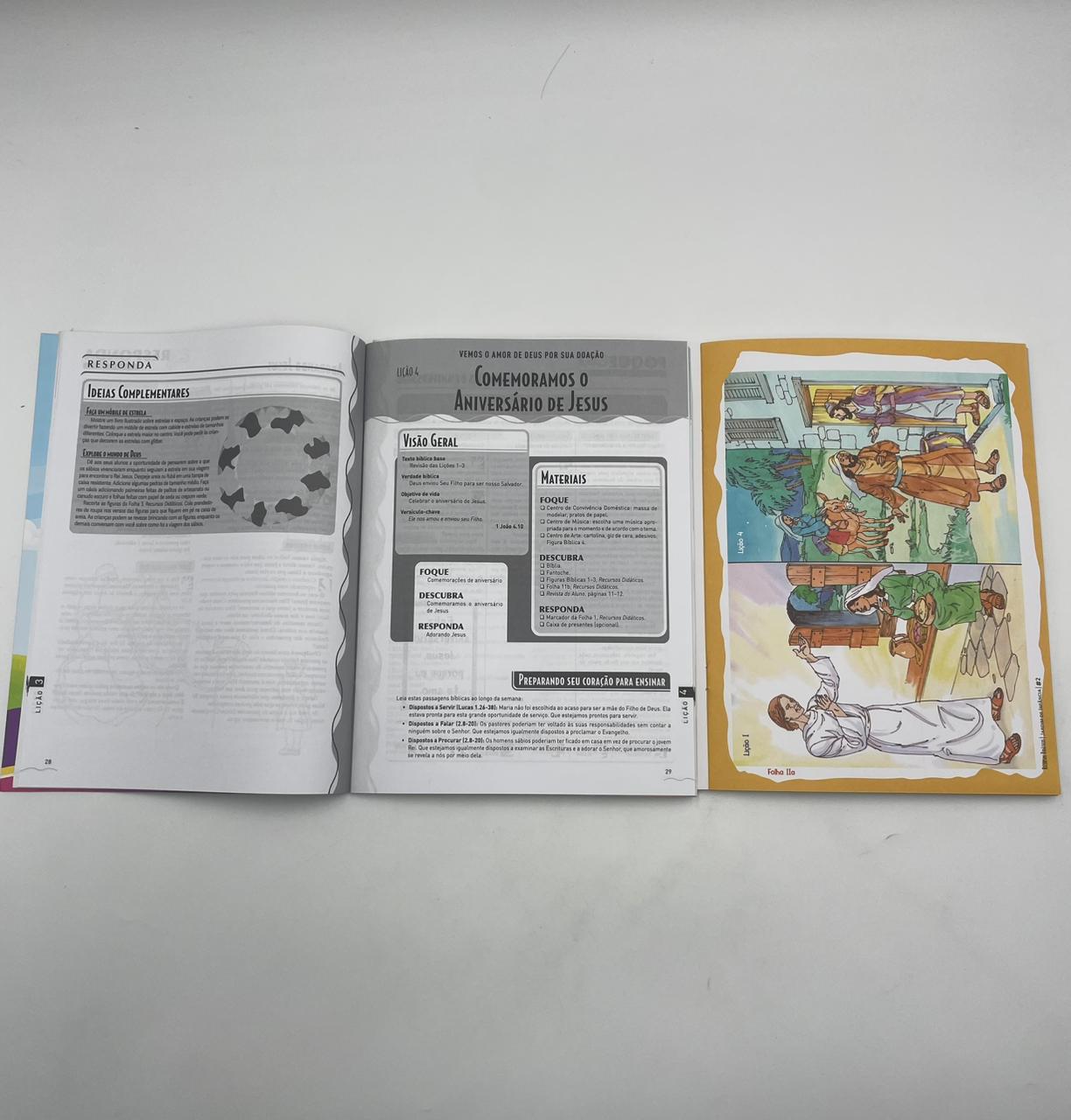 Kit Revista e Recurso Didático EBD N02 - Jardim de Infância (4-6 Anos) - Aprendendo a Estar Perto de Deus  - PROFESSOR