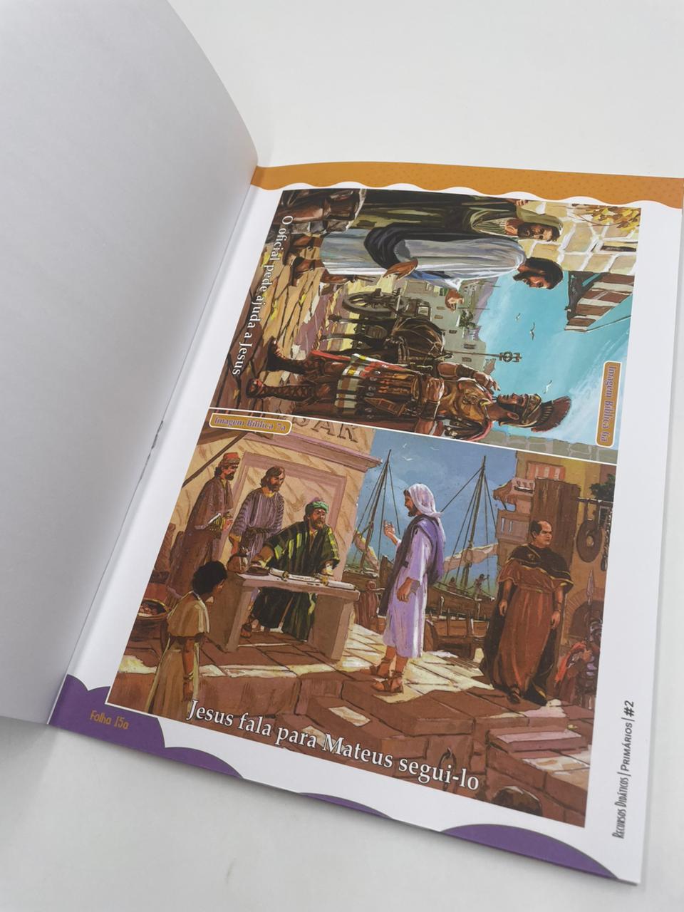 Kit Revista e Recurso Didático EBD 02 - Primários (7 e 8 anos) - Aprendendo Sobre Jesus e seu Amor - PROFESSOR