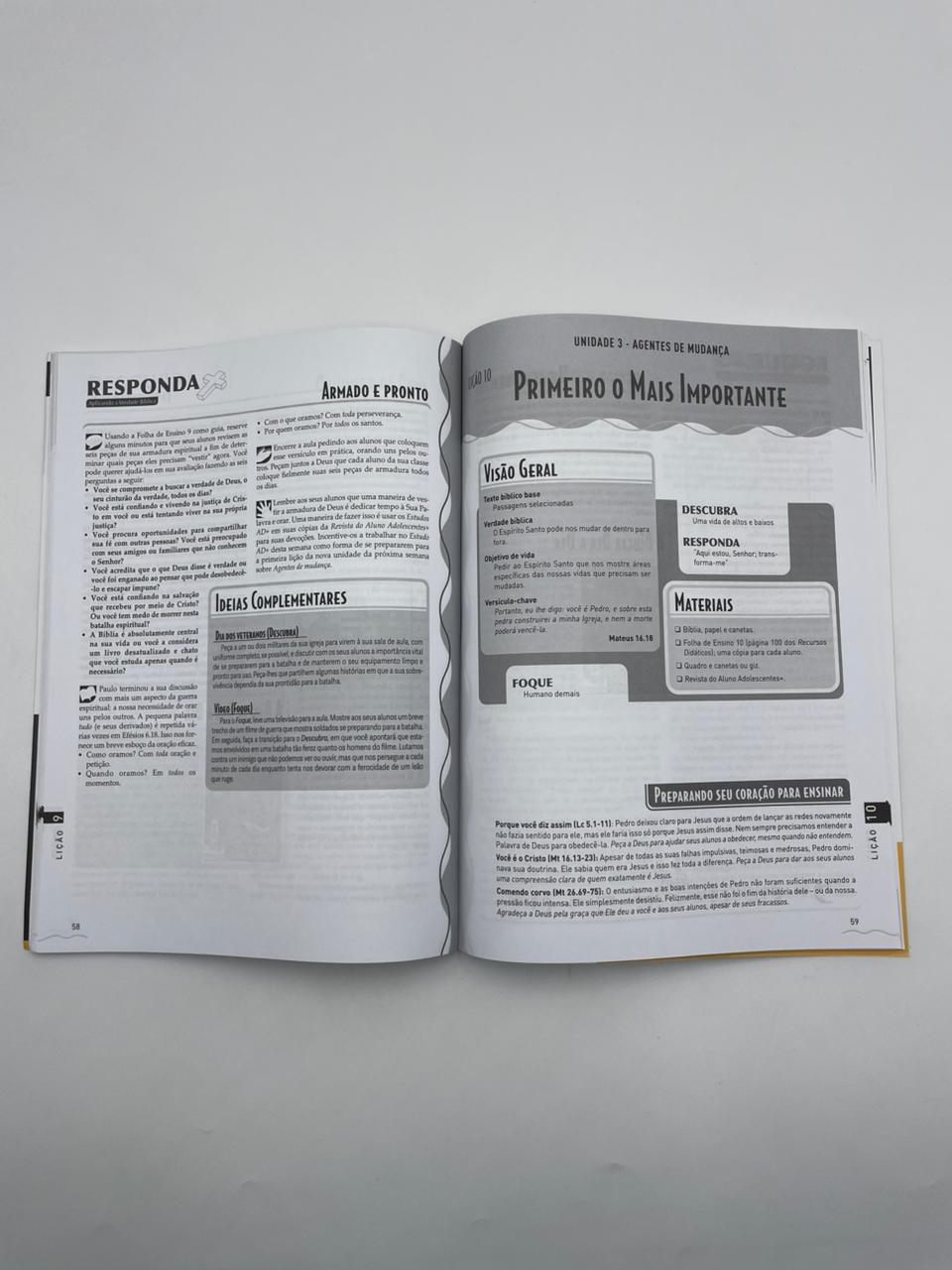 Revista EBD N02 - Adolecentes (15 a 17 anos) Mudando de Dentro Para Fora- PROFESSOR