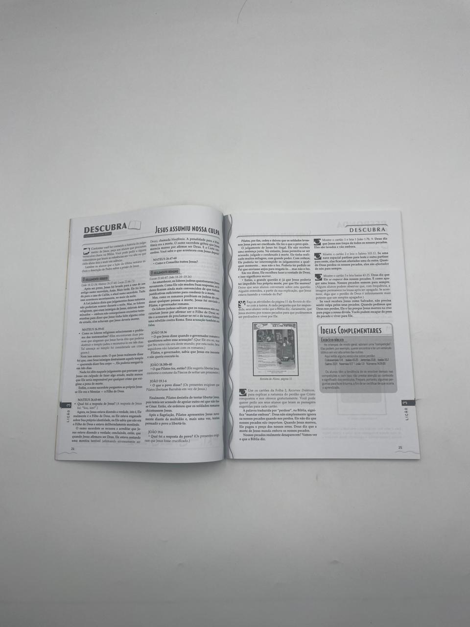 Revista EBD N03 Juniores (09 a 11 anos) - Nossa Vida Cristã  - PROFESSOR