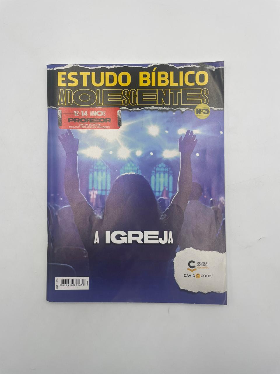 Revista EBD N03 Adolecentes (12 a 14 anos) - A Igreja -  PROFESSOR