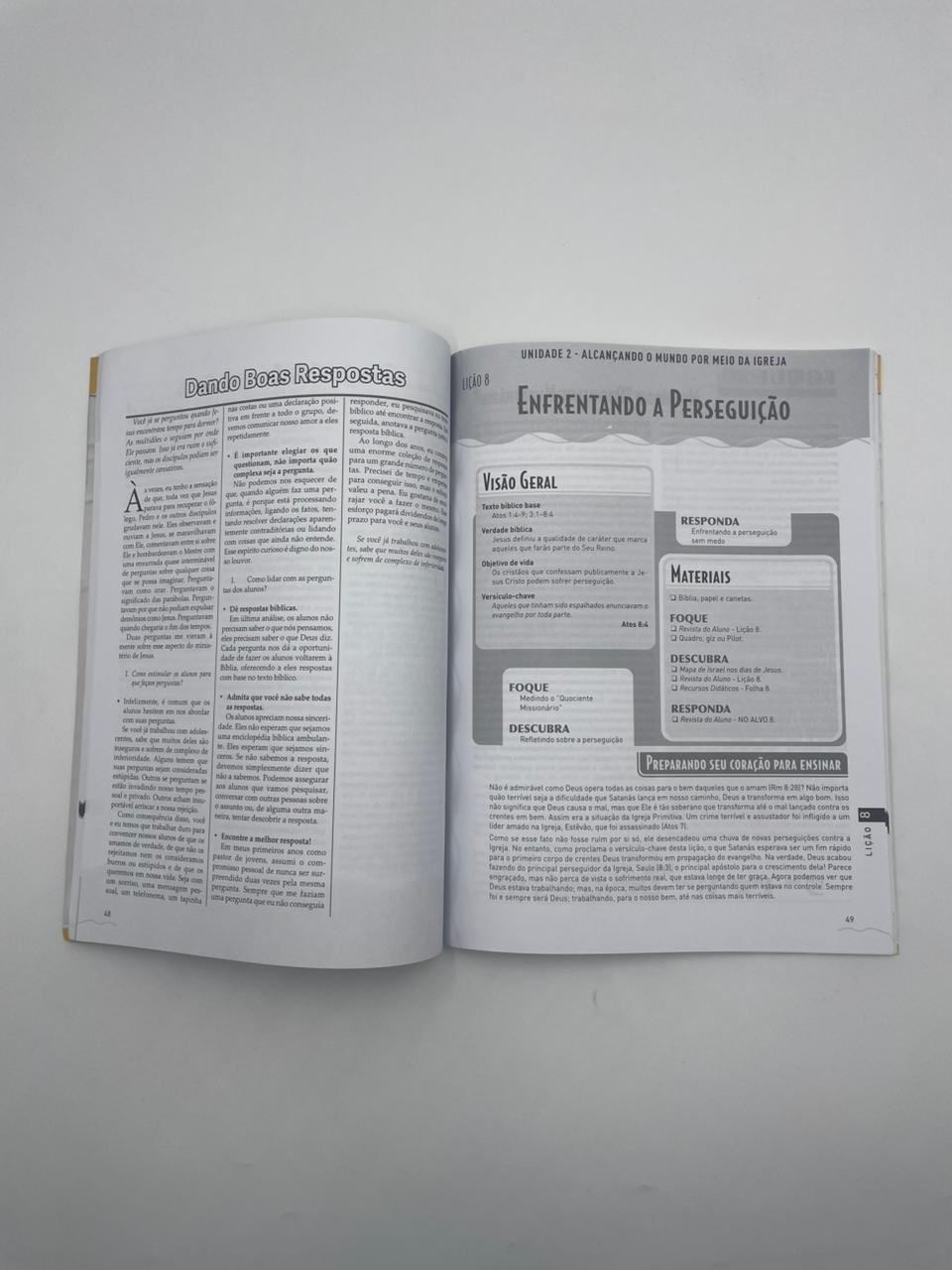 Revista EBD N03 Adolecentes (12 a 14 anos) - A Igreja -  PROFESSOR