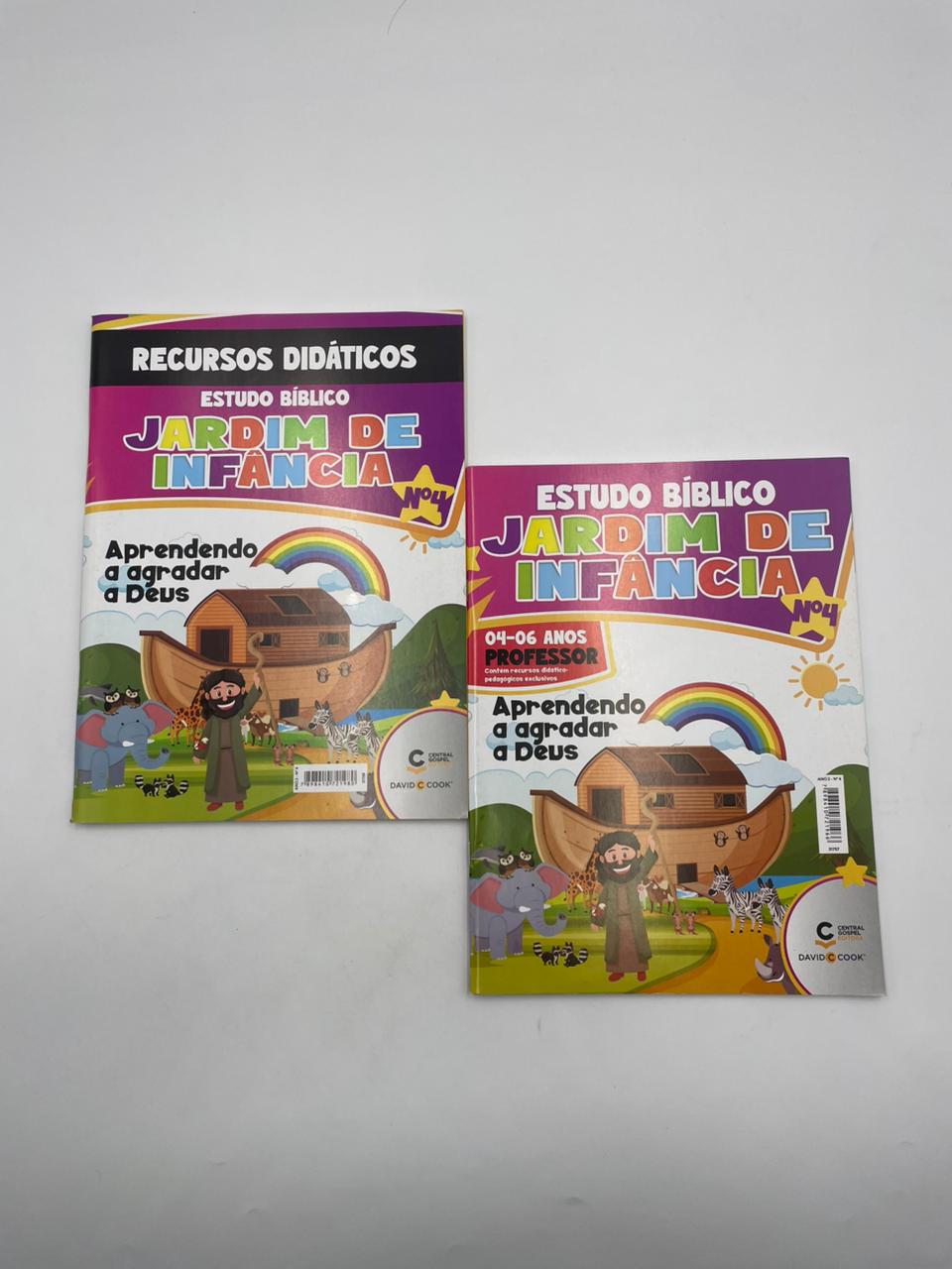 Kit Revista e Recurso Didático EBD Jardim de Infância 04  (04 a 06 anos) - Aprendendo a Agradar a Deus PROFESSOR