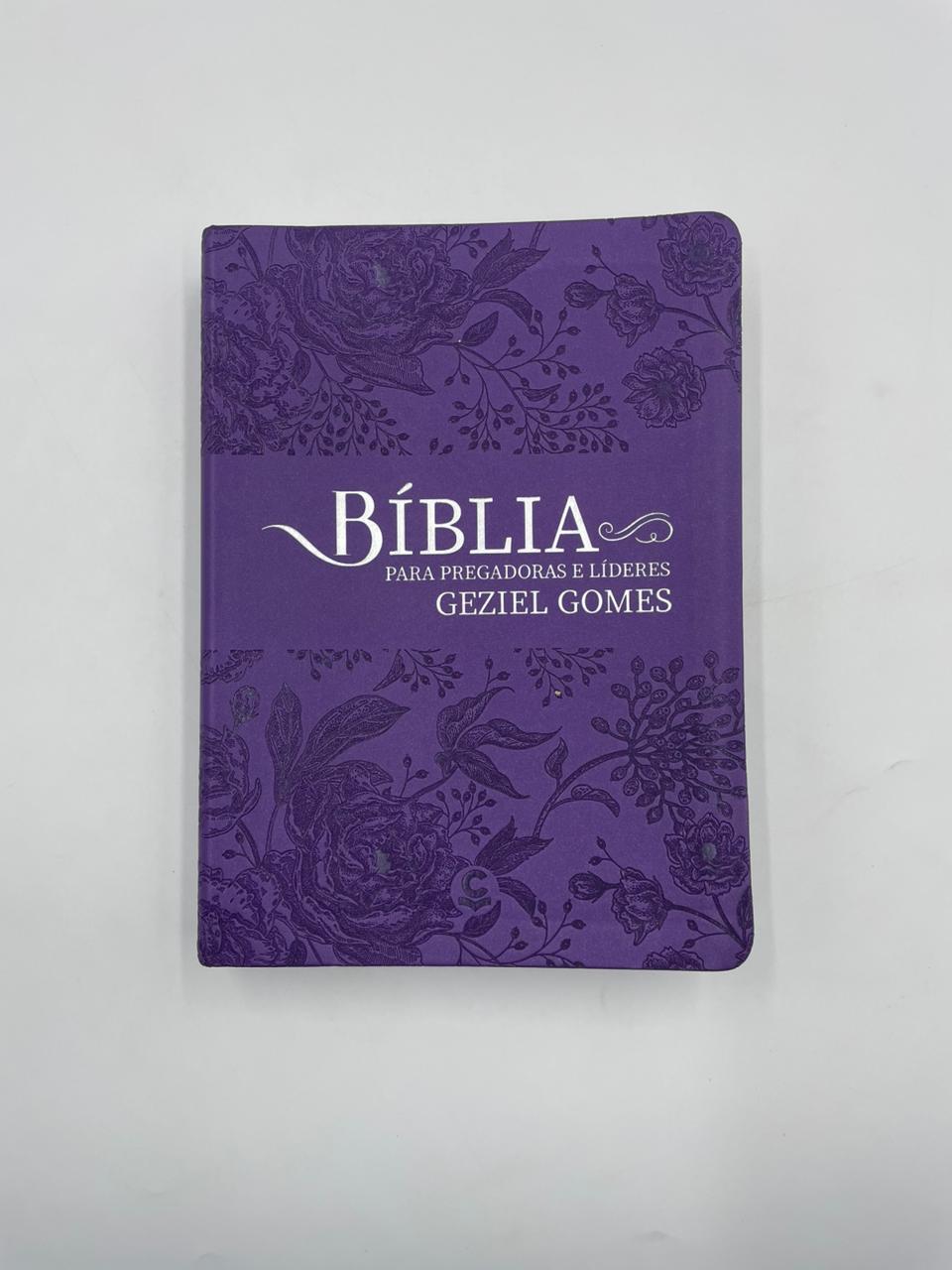 Bíblia Para Pregadoras e Lideres Geziel Gomes - Lilás (Capa Nova)