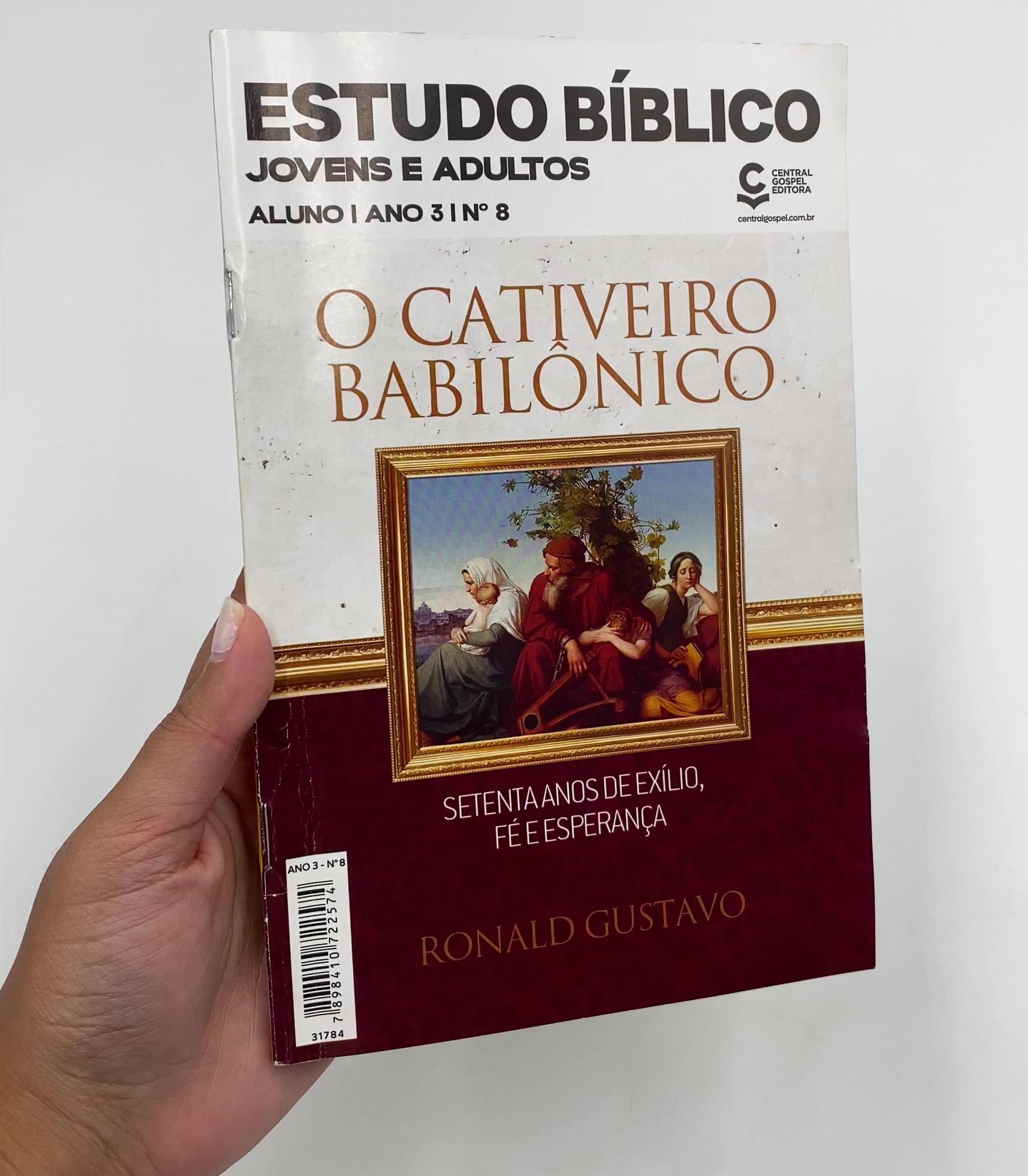 Revista EBD N08 Jovens e Adultos - O Cativeiro Babilônico ALUNO