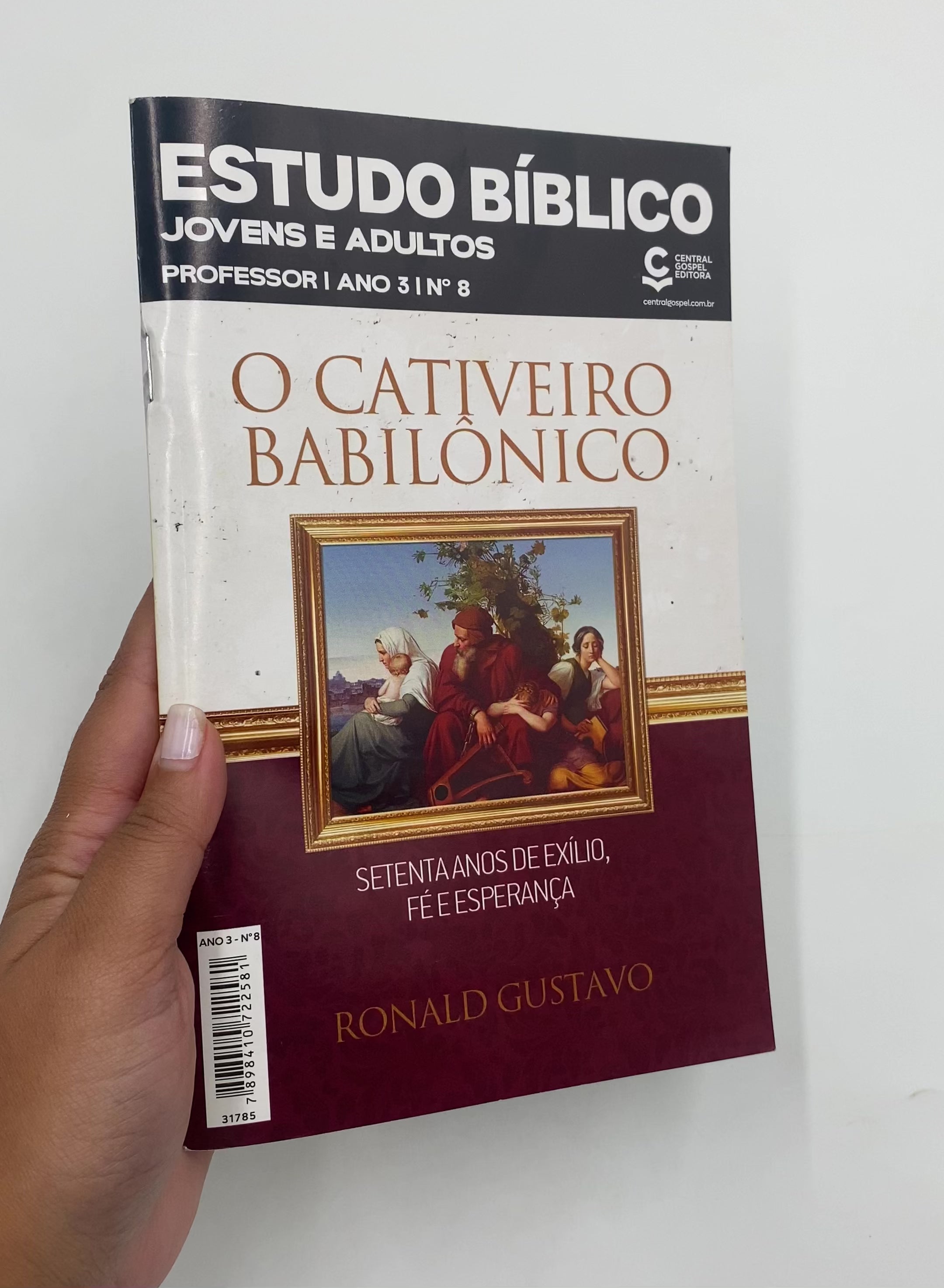 Revista EBD N08 Jovens e Adultos - O Cativeiro Babilônico PROFESSOR