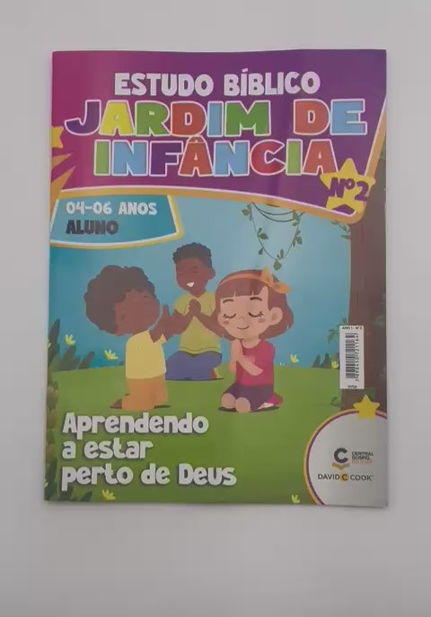 Revista EBD N02 - Jardim de Infancia (4 a 6 anos) - Aprendendo a Estar Perto de Deus  ALUNO