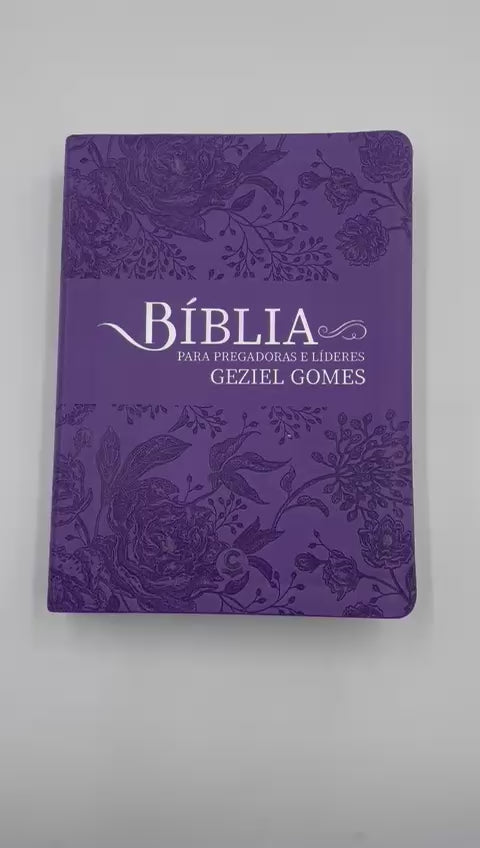 Bíblia Para Pregadoras e Lideres Geziel Gomes - Lilás (Capa Nova)